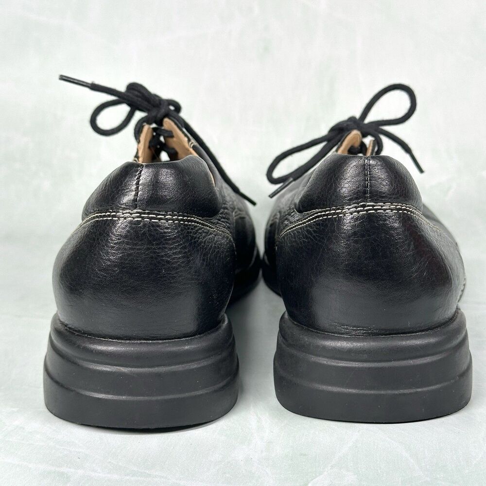 Johnston & Murphy Men's Size 10 Shuler Bicycle Black Leather Dress Shoe 20-7222 - Picture 10 of 15